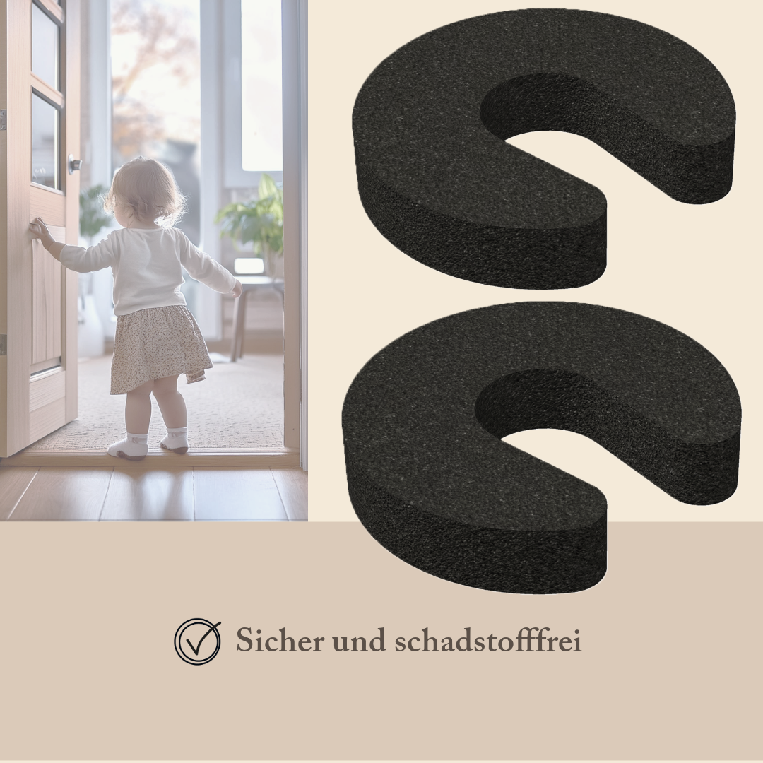 Kindersicherung Klemmschutz-Türstopper-6 Stück
